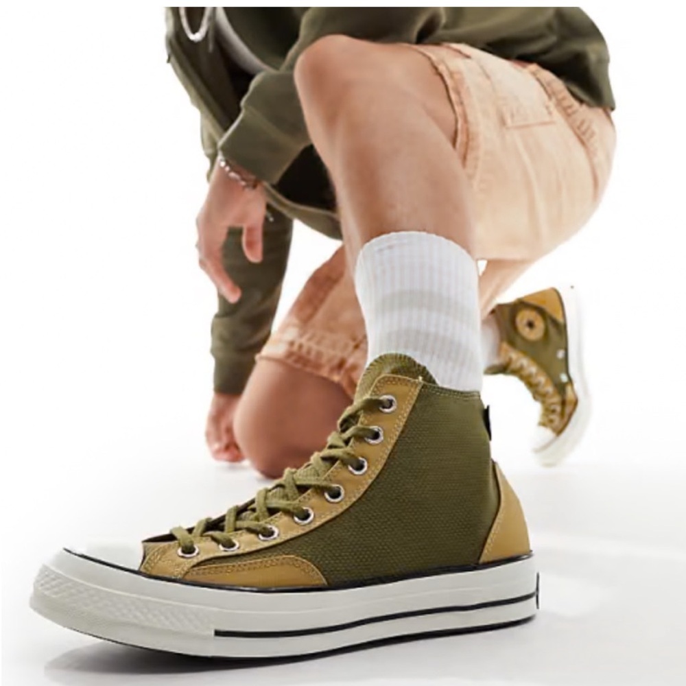 CONVERSE Chuck 70 High 'Cosmic Turtle' Olive Green High-Top Sneakers 7.5